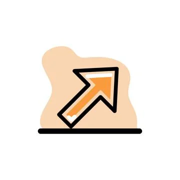 Arrow Vector Icon Conceptual Design Stock Illustration