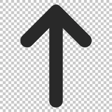 Arrow Up Vector Icon Stock Illustration
