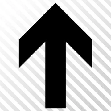 Arrow Up Vector Icon Stock Illustration