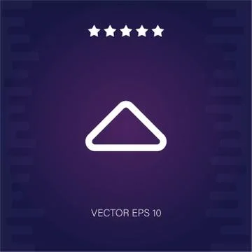 Up-arrow vector icon Stock Illustration
