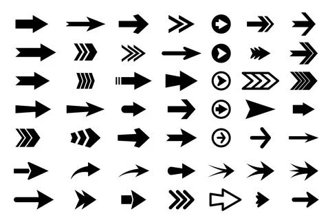 Arrow vector icon Stock Illustration