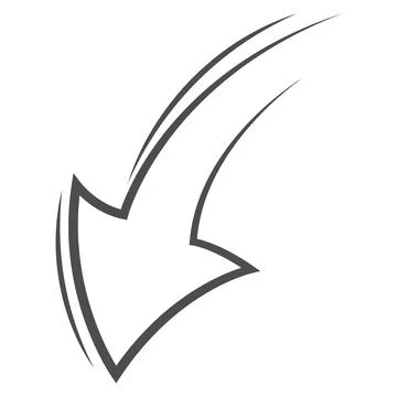 Arrow vector icon illustration design Illustrazione stock