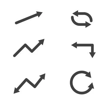 Arrow vector illustration icon Stock Illustration