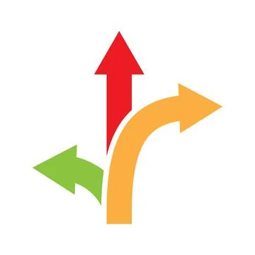 Arrow vector illustration icon Illustrazione stock