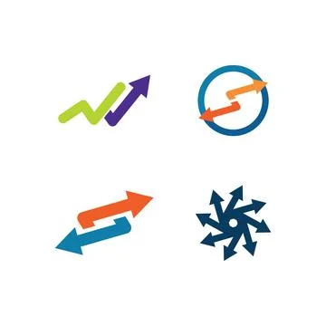 Arrow vector illustration icon Stock Illustration