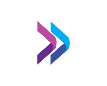 Arrow vector illustration icon Logo Template Stock Illustration