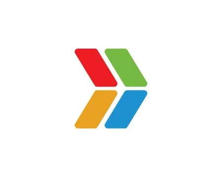 Arrow vector illustration icon Logo Template Stock Illustration
