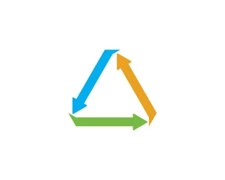 Arrow vector illustration icon Logo Template Stock Illustration