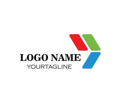 Arrow vector illustration icon Logo Template Stock Illustration