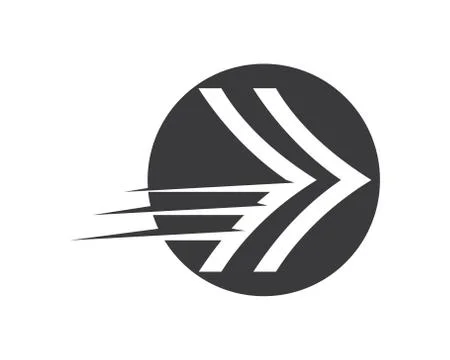 Arrow vector illustration icon Logo of delivery and logistic Stock-Illustration