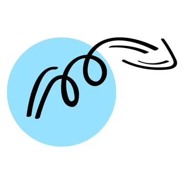 The arrow vector illustration Stock Illustration