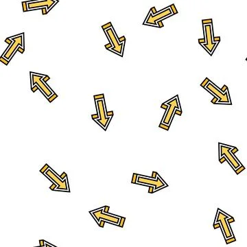 Up arrow vector seamless pattern Illustrazione stock