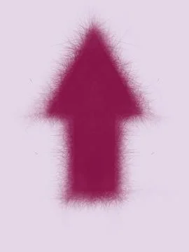 Arrow, up, vertical Stock Illustration