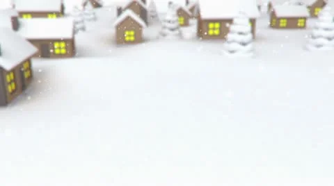 Arrow on village background Stock Footage 8992482