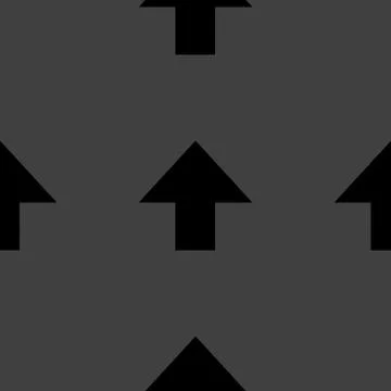 Arrow web icon. flat design. Seamless pattern. Stock Illustration