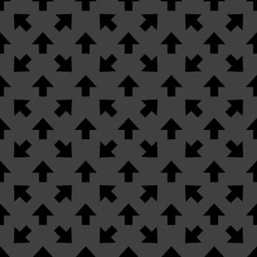 Arrow web icon. flat design. Seamless pattern. Illustrazione stock