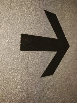 Arrow which shows the direction Stock Photos