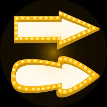 Arrow for your idea Stock Illustration