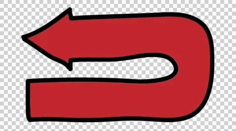 Arrow15 animation with transparent background Stock Footage 44510473