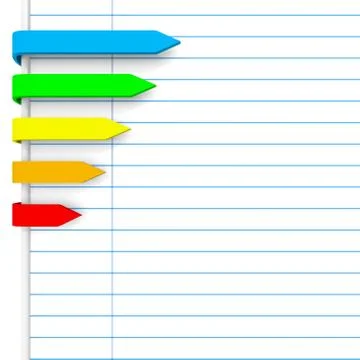 Arrowed business graph Stock Illustration