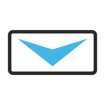 Arrowhead Down Framed Vector Icon Stock Illustration