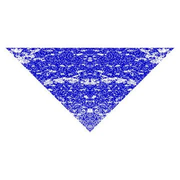 Arrowhead Down Grunge Textured Icon Stock Illustration