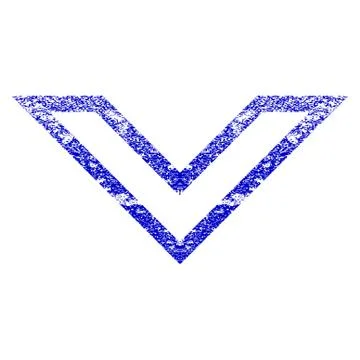 Arrowhead Down Grunge Textured Icon Stock Illustration