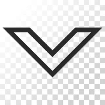 Arrowhead Down Vector Icon Stock Illustration