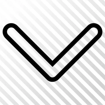 Arrowhead Down Vector Icon Stock Illustration