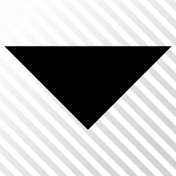 Arrowhead Down Vector Icon Stock Illustration