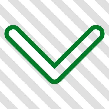 Arrowhead Down Vector Icon Stock Illustration