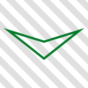 Arrowhead Down Vector Icon Stock Illustration
