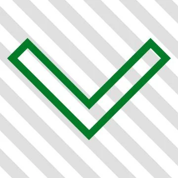 Arrowhead Down Vector Icon Stock Illustration
