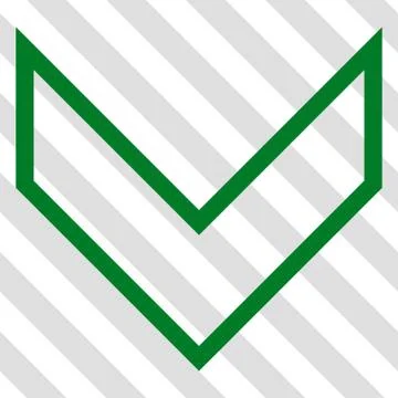 Arrowhead Down Vector Icon Stock Illustration