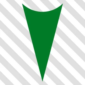 Arrowhead Down Vector Icon Stock Illustration