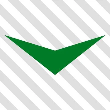 Arrowhead Down Vector Icon Stock Illustration