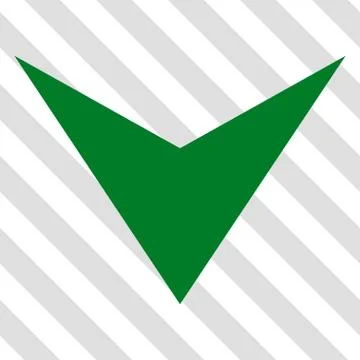 Arrowhead Down Vector Icon Stock Illustration