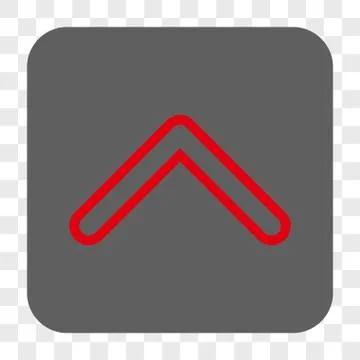 Arrowhead Up Interface Toolbar Button 스톡 일러스트