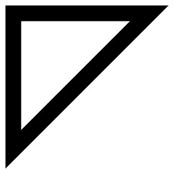 Arrowhead Left Up Contour Vector Icon Stock Illustration