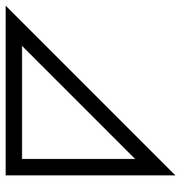 Arrowhead Left Down Outline Vector Icon Stock Illustration