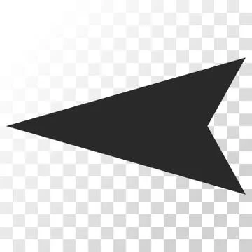 Arrowhead Left Vector Icon Stock Illustration