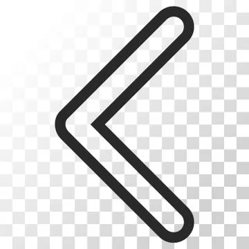Arrowhead Left Vector Icon Stock Illustration