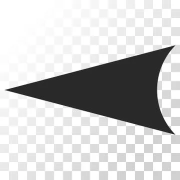 Arrowhead Left Vector Icon Stock Illustration