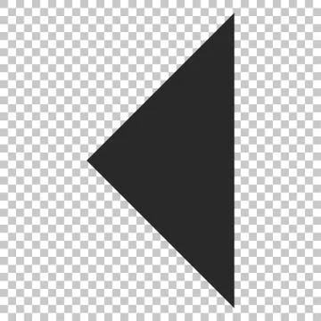 Arrowhead Left Vector Icon Stock Illustration