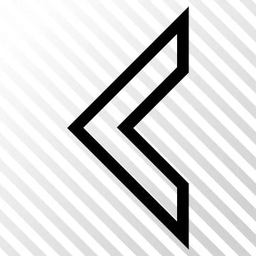 Arrowhead Left Vector Icon Stock Illustration
