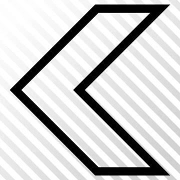 Arrowhead Left Vector Icon Illustrazione stock