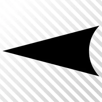 Arrowhead Left Vector Icon Stock Illustration