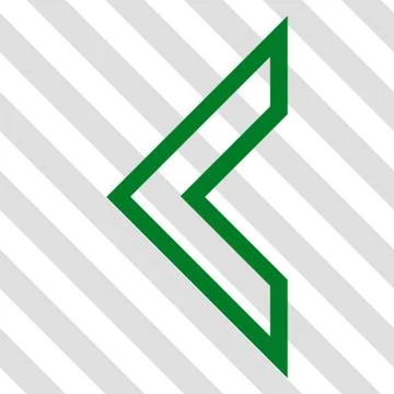 Arrowhead Left Vector Icon Stock Illustration