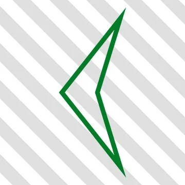 Arrowhead Left Vector Icon Stock Illustration
