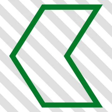 Arrowhead Left Vector Icon Stock Illustration